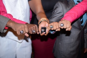 Each All-Star Classic player receives a Superbowl-like commemorative ring at the banquet. Cheerleaders receive charms.